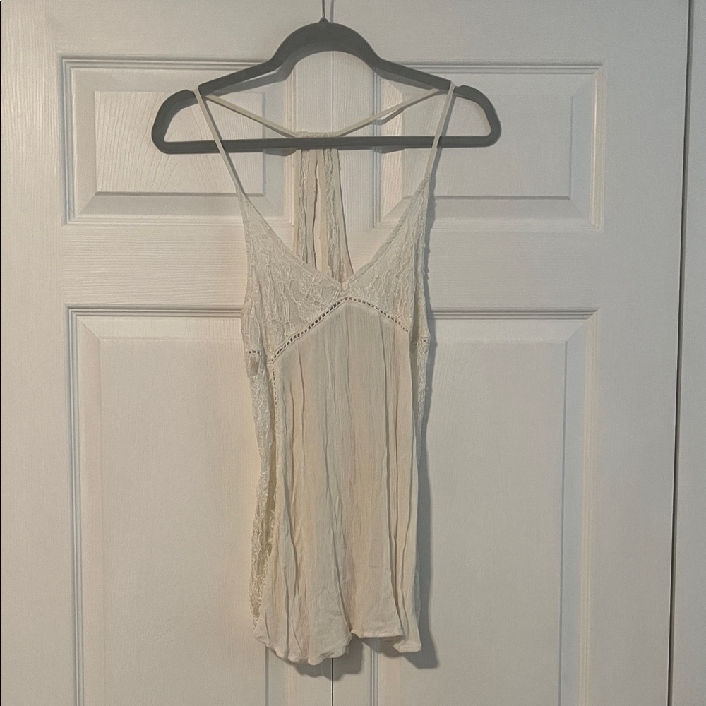 Kimchi Blue Cream Lace Camisole Top